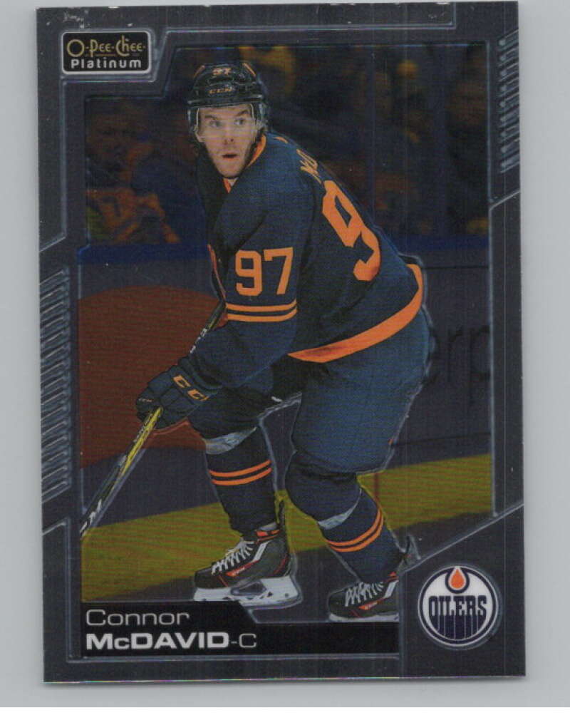 2020-21 O-Pee-Chee Platinum #1 Connor McDavid  Edmonton Oilers  V99791 Image 1