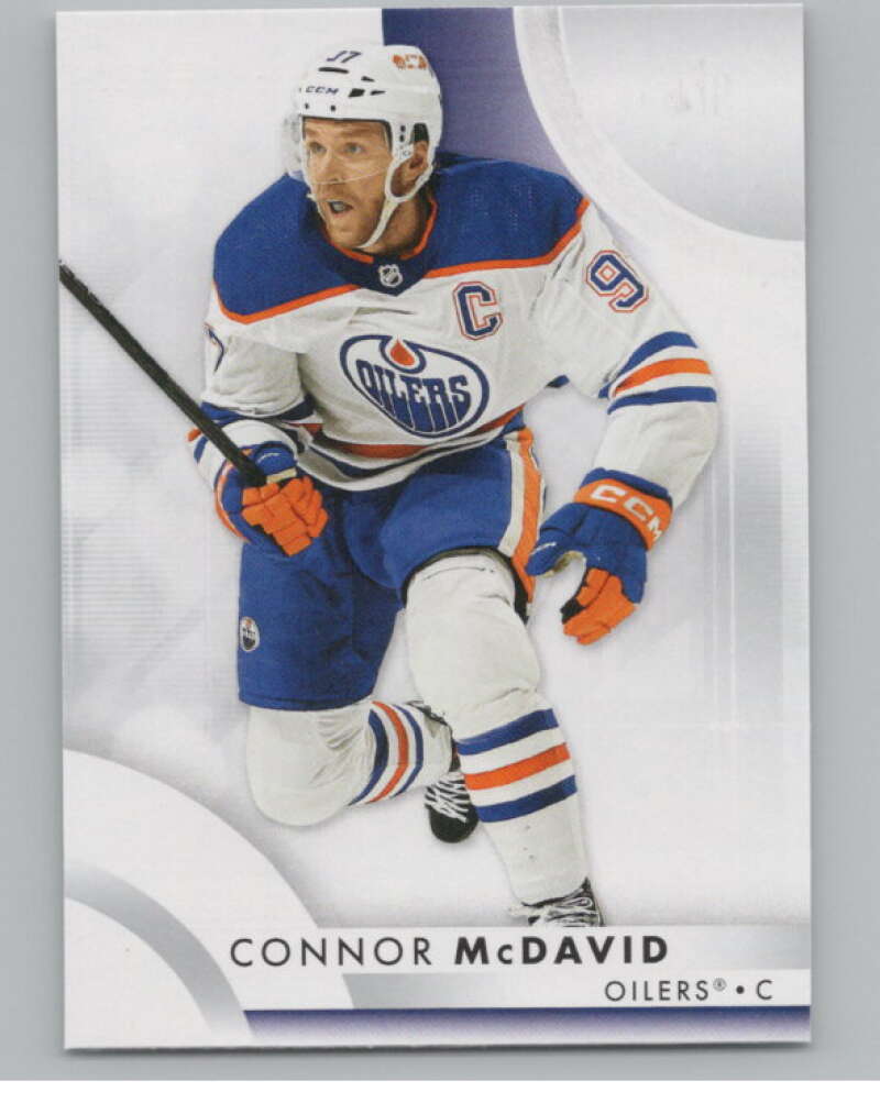 2023-24 SP Authentic #1 Connor McDavid *ERROR NO FOIL* Oilers  V99812 Image 1