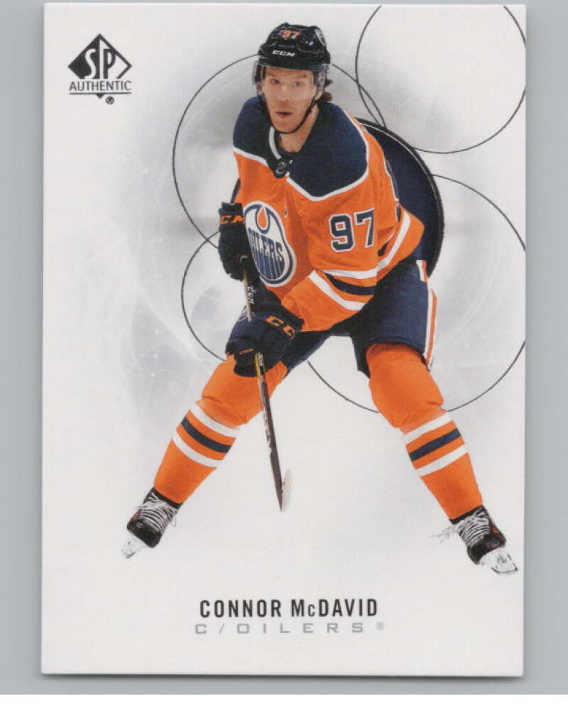 2020-21 SP Authentic #90 Connor McDavid  Edmonton Oilers  V99876 Image 1