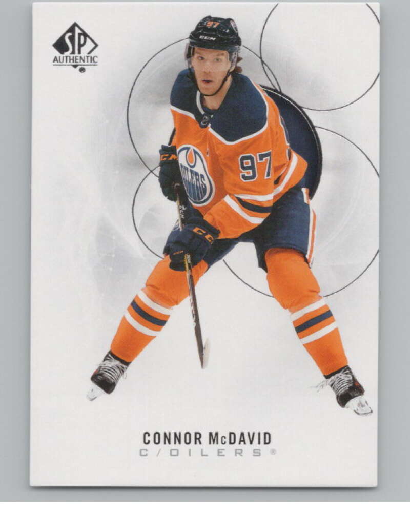 2020-21 SP Authentic #90 Connor McDavid  Edmonton Oilers  V99878 Image 1