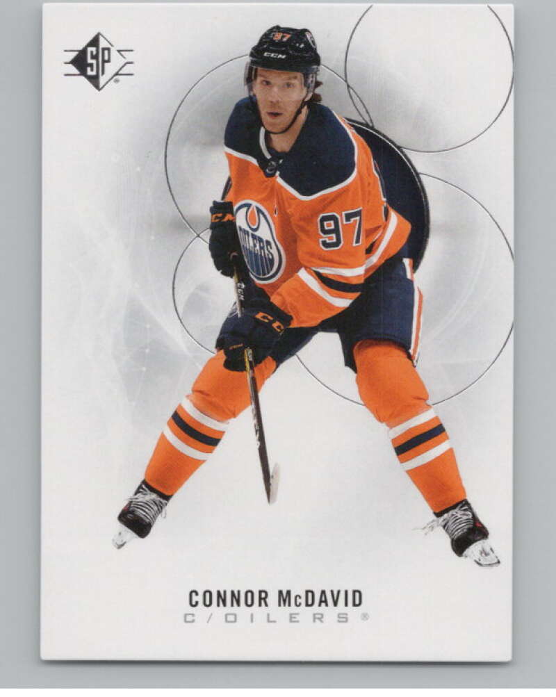 2020-21 SP Authentic #90 Connor McDavid  Edmonton Oilers  V99879 Image 1