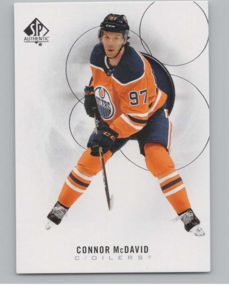 2020-21 SP Authentic #90 Connor McDavid  Edmonton Oilers  V99881 Image 1