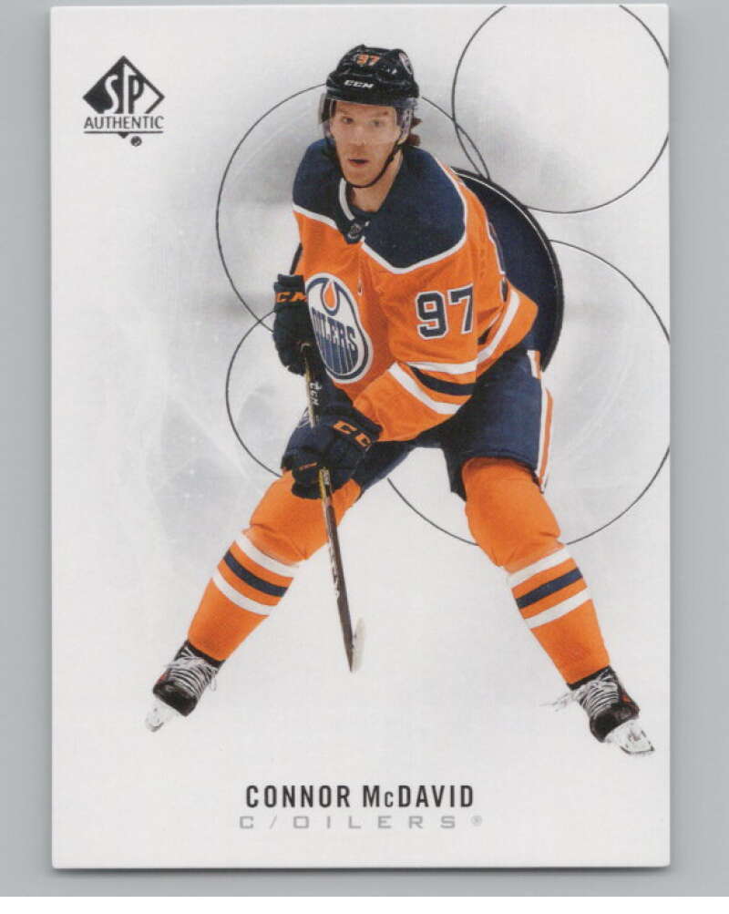 2020-21 SP Authentic #90 Connor McDavid  Edmonton Oilers  V99883 Image 1
