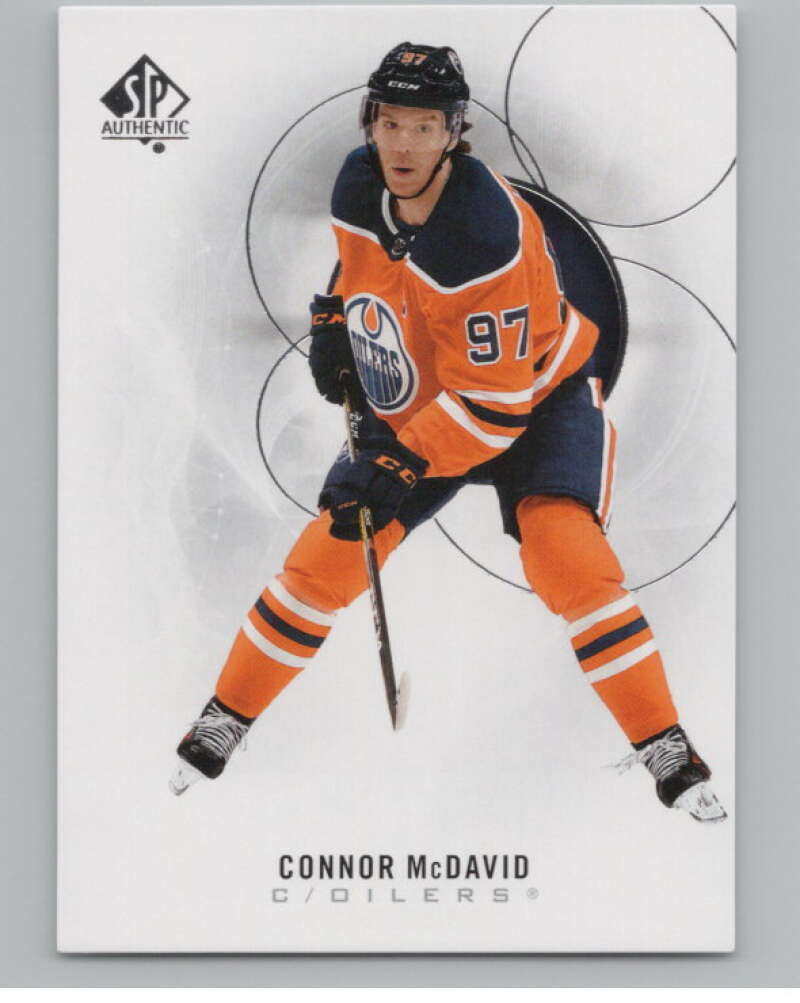 2020-21 SP Authentic #90 Connor McDavid  Edmonton Oilers  V99886 Image 1