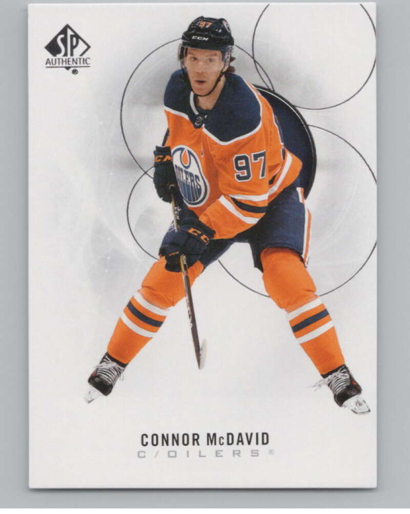 2020-21 SP Authentic #90 Connor McDavid  Edmonton Oilers  V99887 Image 1