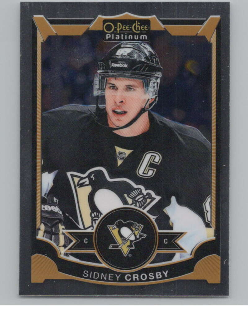 2015-16 O-Pee-Chee Platinum #1 Sidney Crosby  Pittsburgh Penguins  V100123 Image 1
