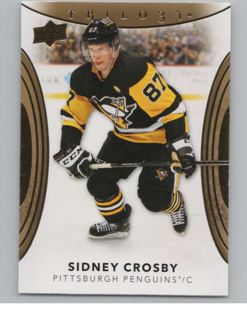 2022-23 Upper Deck Trilogy #87 Sidney Crosby  Pittsburgh Penguins  V100142 Image 1