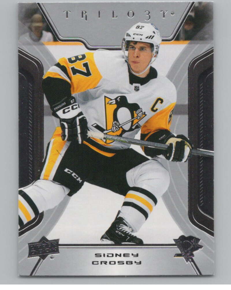 2023-24 Upper Deck Trilogy #90 Sidney Crosby  Pittsburgh Penguins  V100144 Image 1