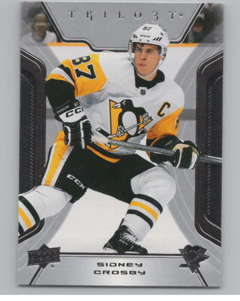 2023-24 Upper Deck Trilogy #90 Sidney Crosby  Pittsburgh Penguins  V100145 Image 1