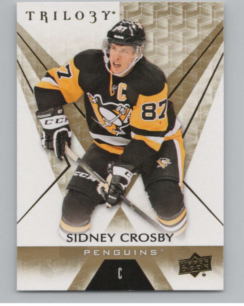 2016-17 Upper Deck Trilogy #50 Sidney Crosby  Pittsburgh Penguins  V100149 Image 1