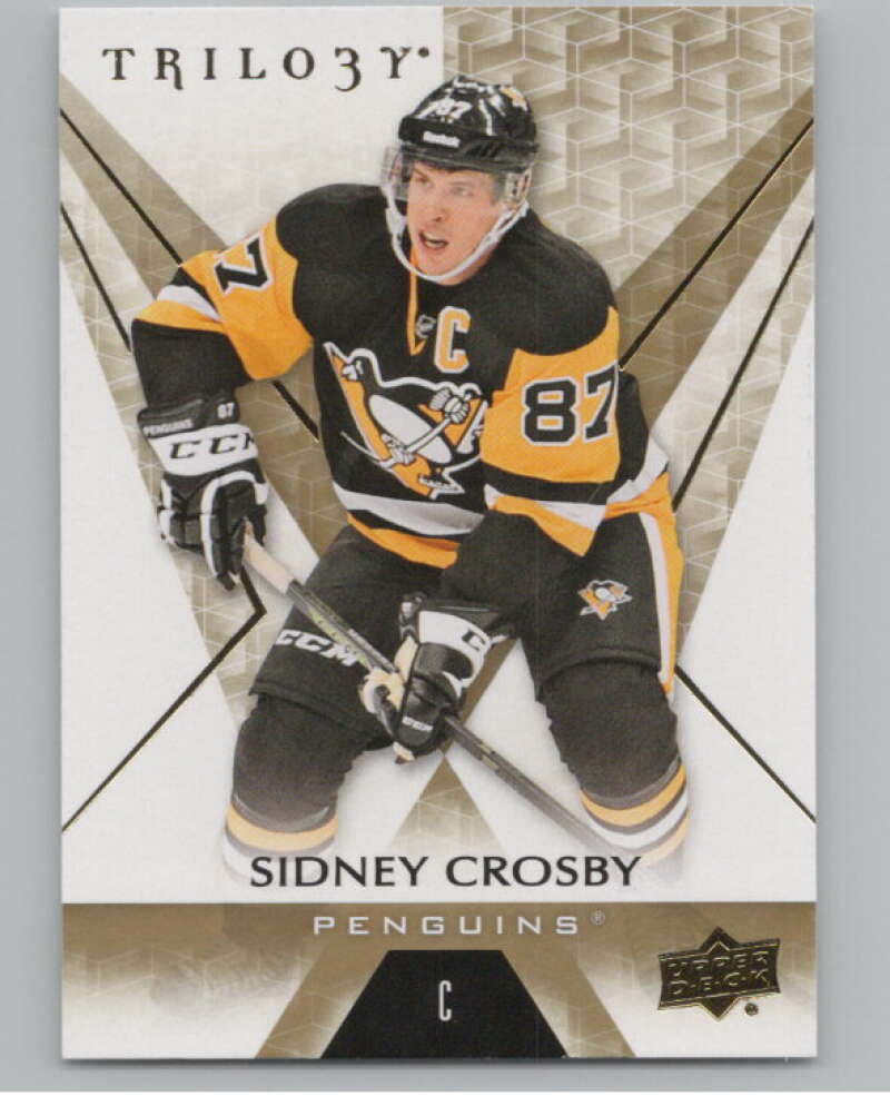 2016-17 Upper Deck Trilogy #50 Sidney Crosby  Pittsburgh Penguins  V100150 Image 1