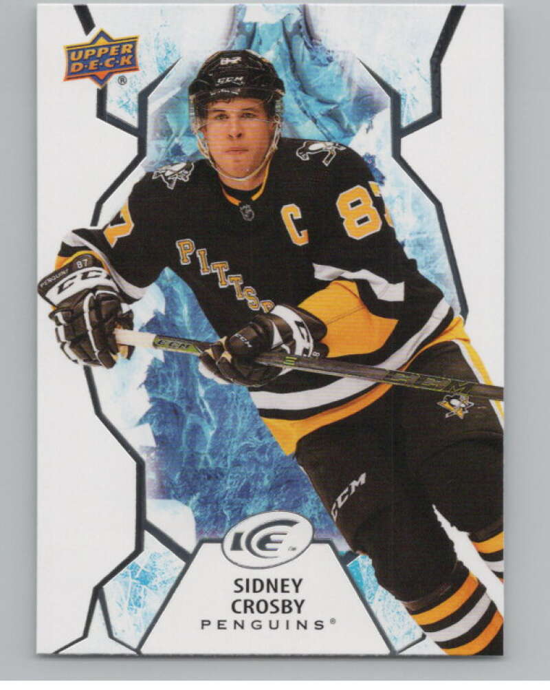 2021-22 Upper Deck Ice #47 Sidney Crosby  Pittsburgh Penguins  V100179 Image 1