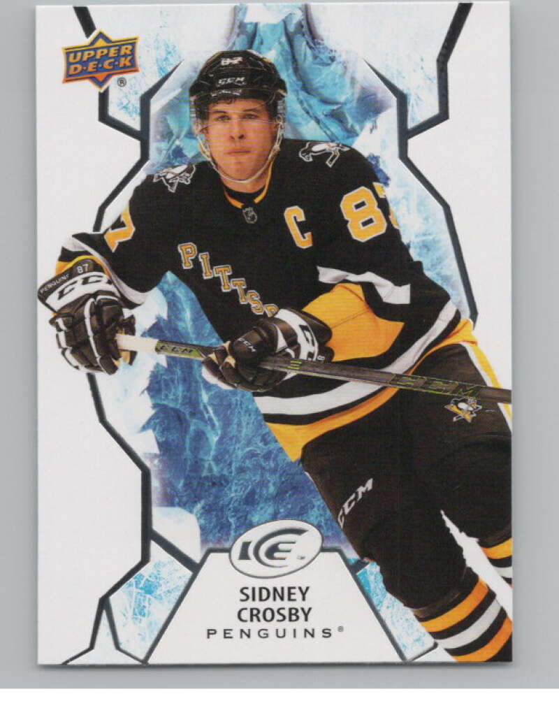 2021-22 Upper Deck Ice #47 Sidney Crosby  Pittsburgh Penguins  V100182 Image 1