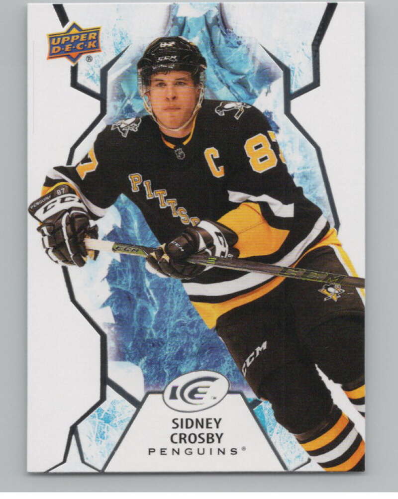 2021-22 Upper Deck Ice #47 Sidney Crosby  Pittsburgh Penguins  V100183 Image 1