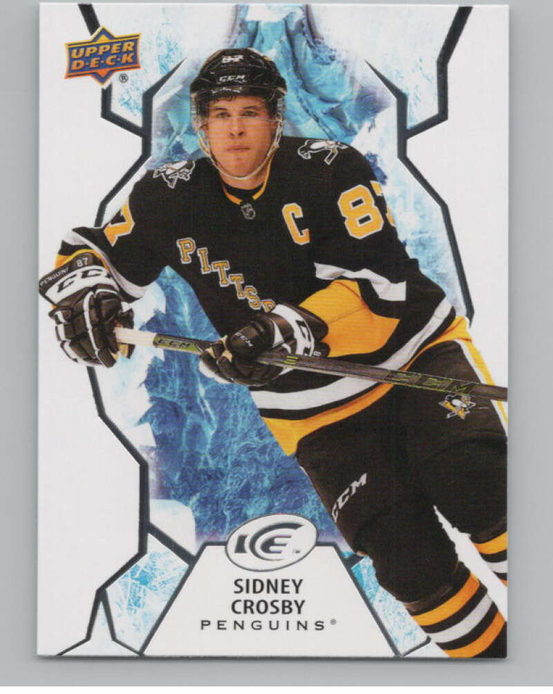 2021-22 Upper Deck Ice #47 Sidney Crosby  Pittsburgh Penguins  V100184 Image 1