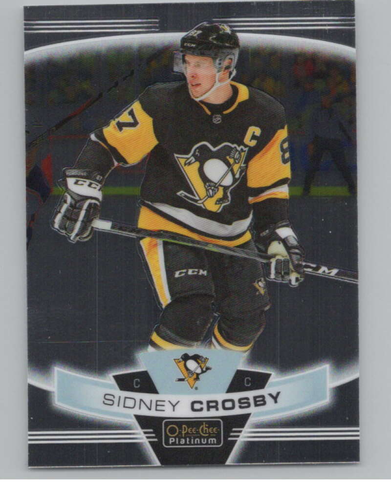 2019-20 O-Pee-Chee Platinum #1 Sidney Crosby  Pittsburgh Penguins  V100186 Image 1