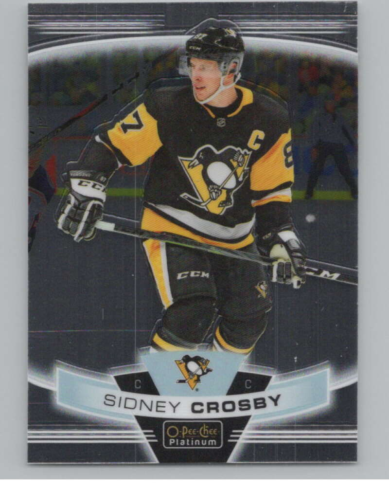 2019-20 O-Pee-Chee Platinum #1 Sidney Crosby  Pittsburgh Penguins  V100187 Image 1