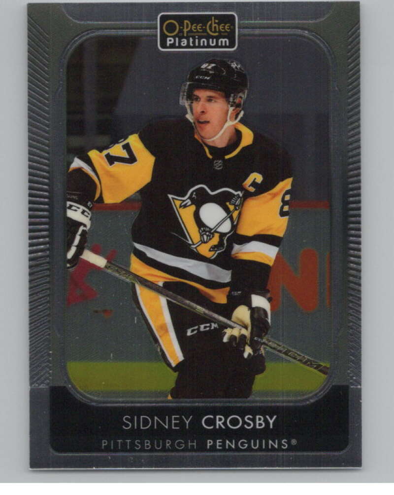 2021-22 O-Pee-Chee Platinum #87 Sidney Crosby  Pittsburgh Penguins  V100202 Image 1