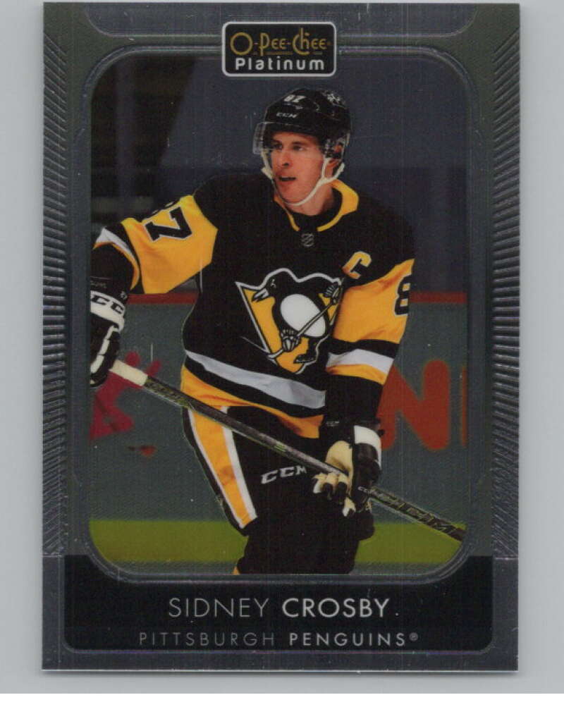 2021-22 O-Pee-Chee Platinum #87 Sidney Crosby  Pittsburgh Penguins  V100203 Image 1