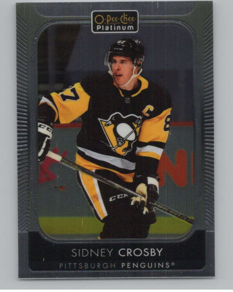 2021-22 O-Pee-Chee Platinum #87 Sidney Crosby  Pittsburgh Penguins  V100205 Image 1
