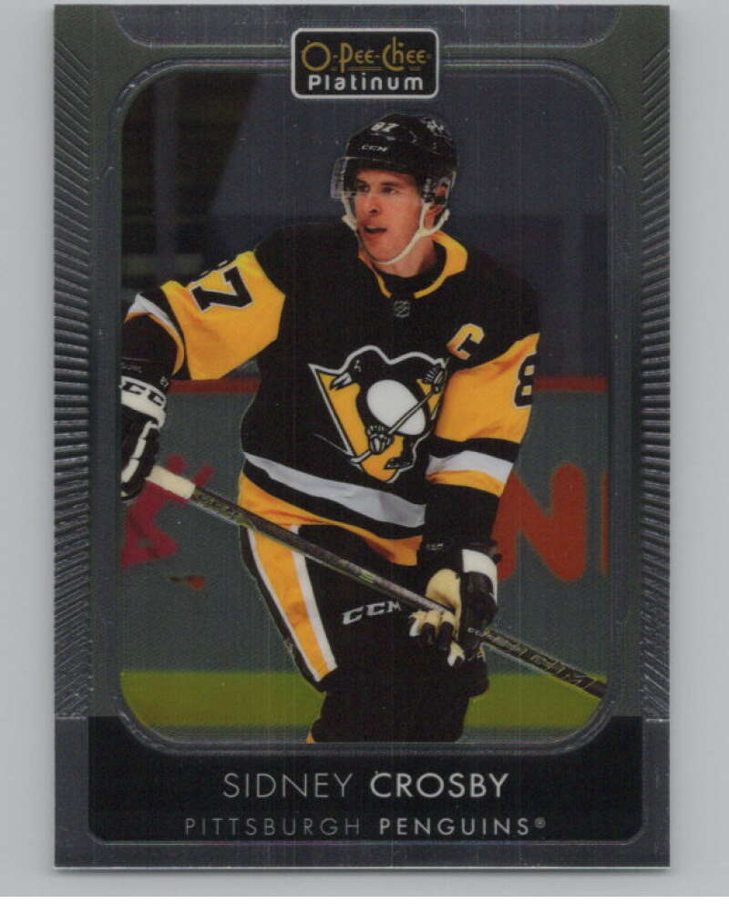 2021-22 O-Pee-Chee Platinum #87 Sidney Crosby  Pittsburgh Penguins  V100207 Image 1
