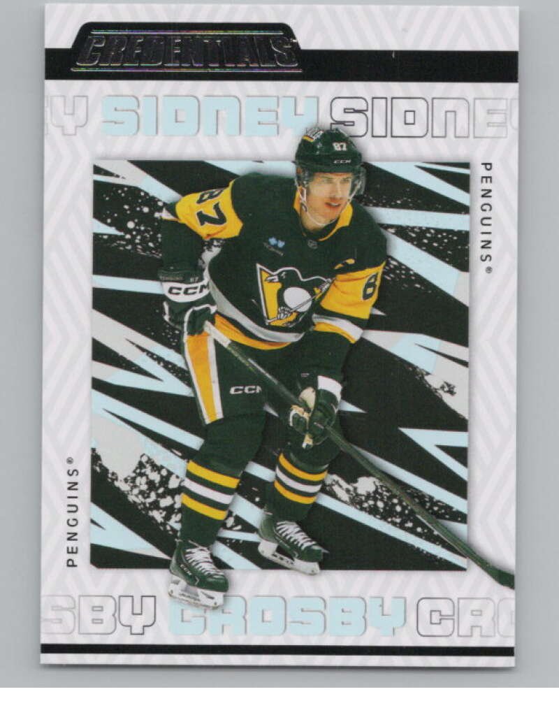 2023-24 Upper Deck Credentials #69 Sidney Crosby  Pittsburgh Penguins  V100220 Image 1
