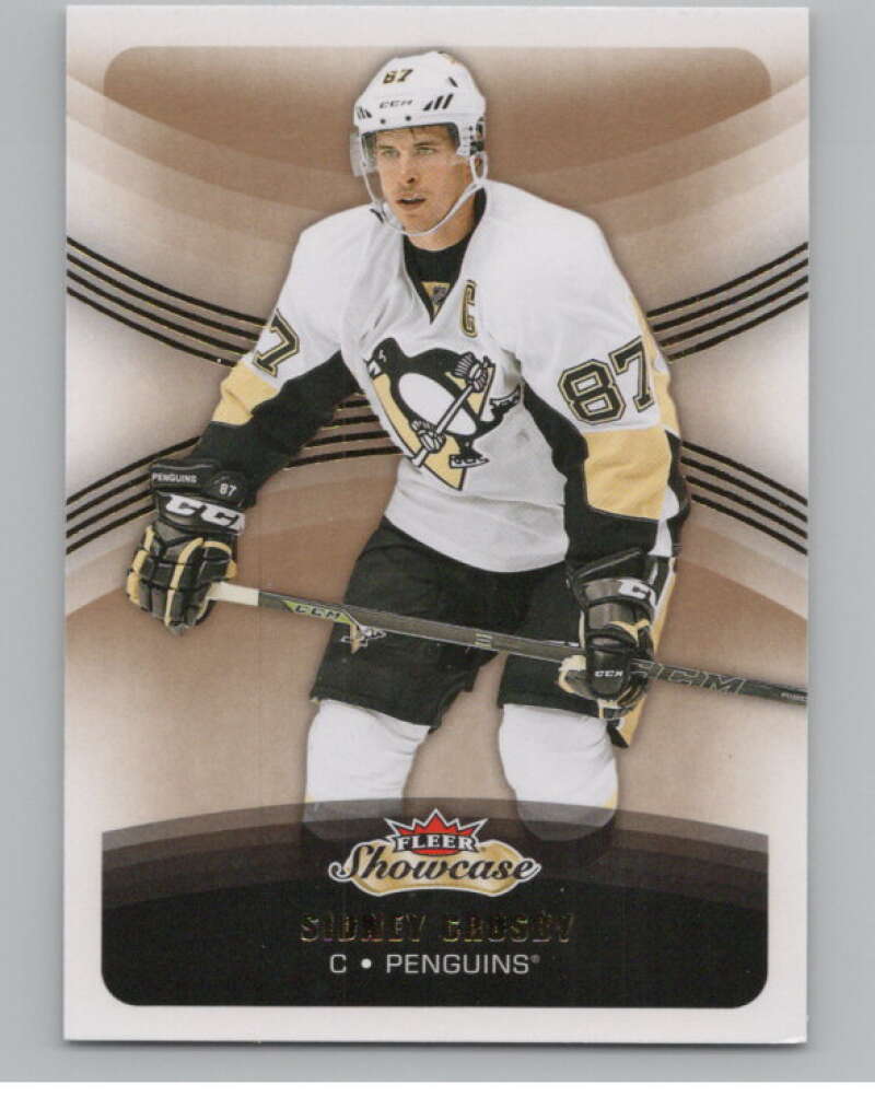 2015-16 Fleer Showcase #50 Sidney Crosby  Pittsburgh Penguins  V100221 Image 1