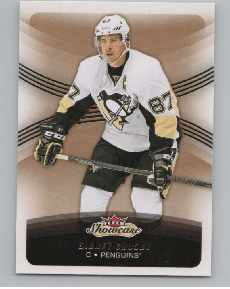 2015-16 Fleer Showcase #50 Sidney Crosby  Pittsburgh Penguins  V100222 Image 1