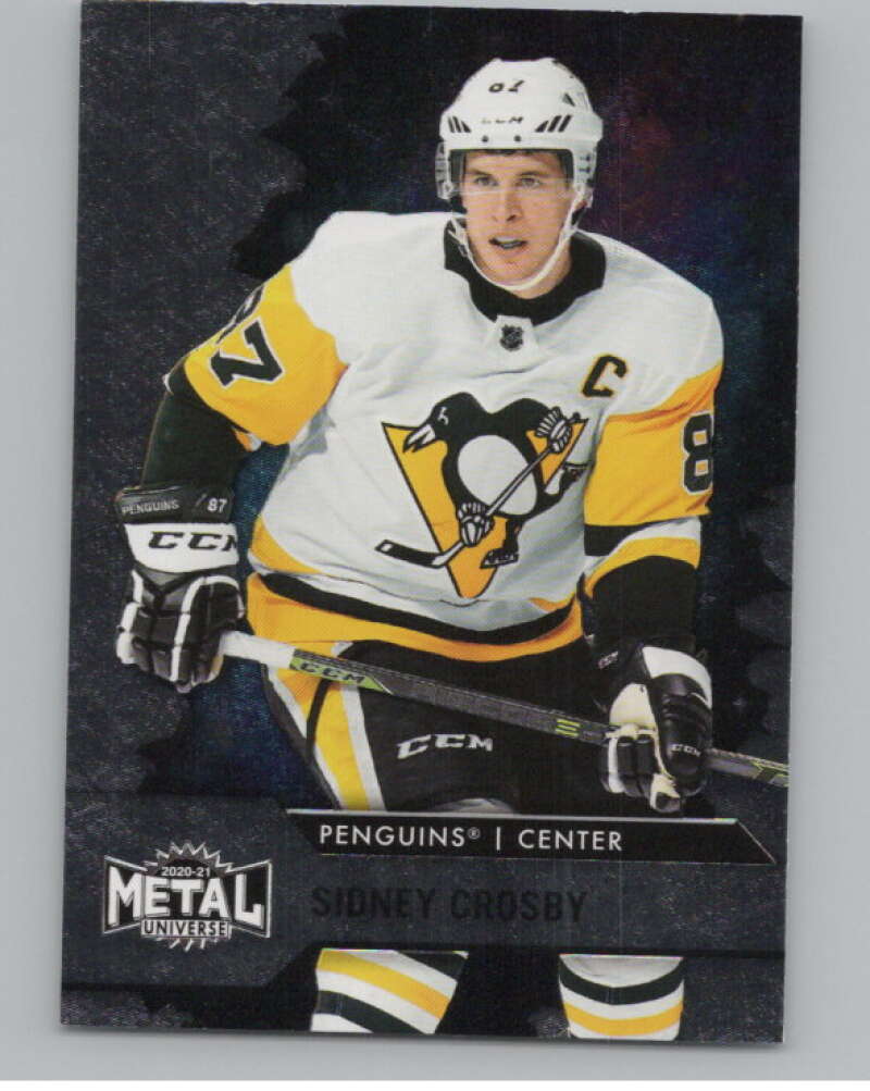 2020-21 Skybox Metal Universe #87 Sidney Crosby  Pittsburgh Penguins  V100226 Image 1
