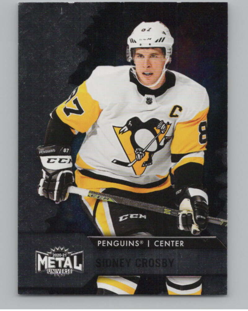 2020-21 Skybox Metal Universe #87 Sidney Crosby  Pittsburgh Penguins  V100228 Image 1