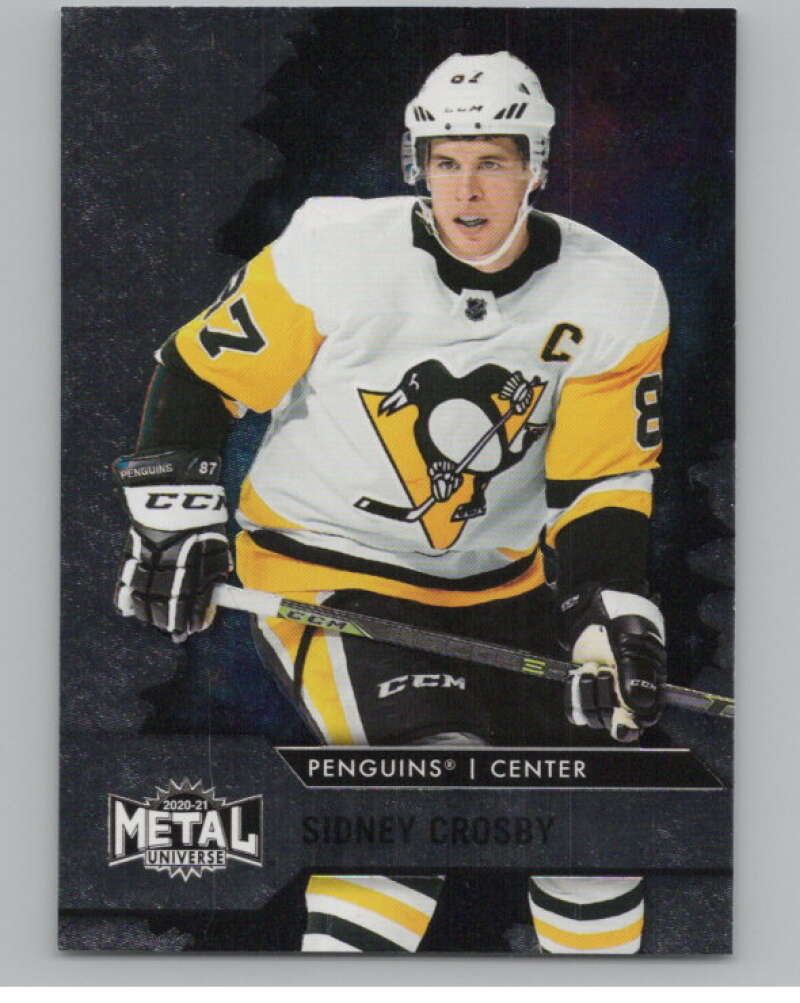 2020-21 Skybox Metal Universe #87 Sidney Crosby  Pittsburgh Penguins  V100229 Image 1