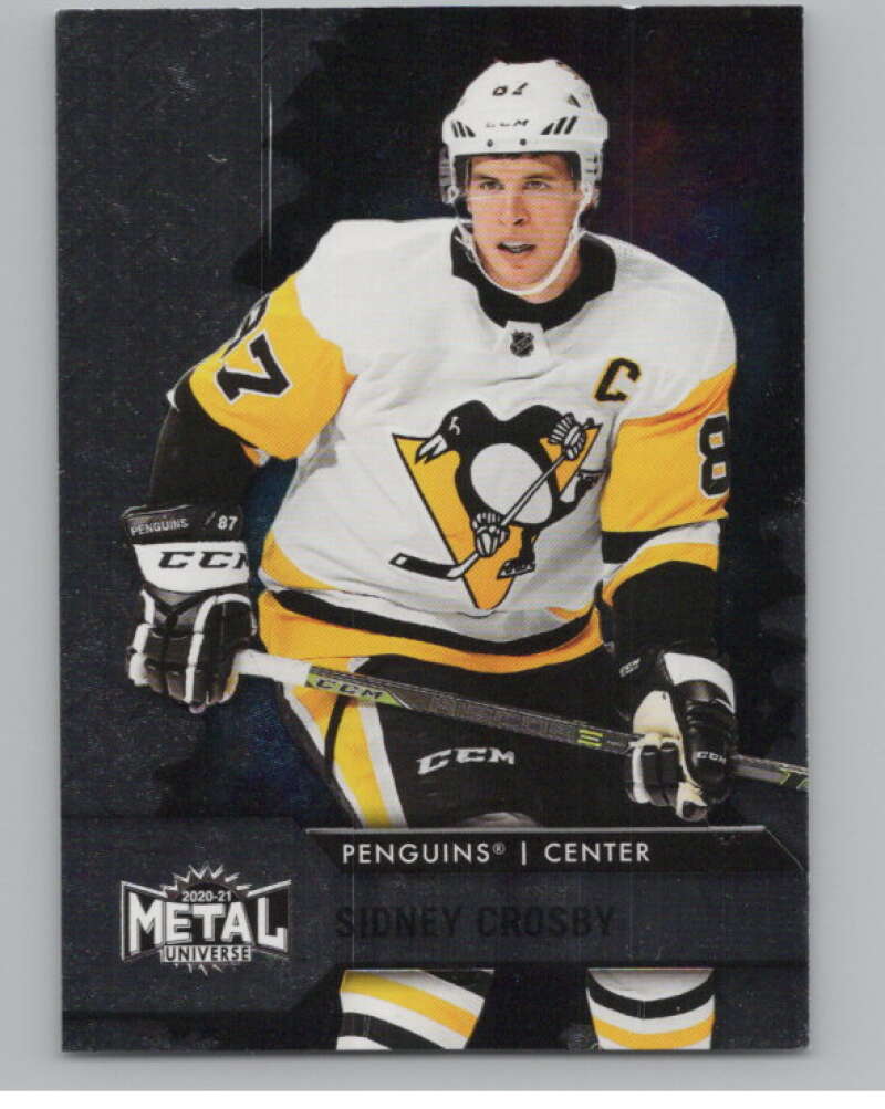 2020-21 Skybox Metal Universe #87 Sidney Crosby  Pittsburgh Penguins  V100231 Image 1