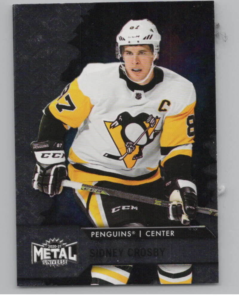 2020-21 Skybox Metal Universe #87 Sidney Crosby  Pittsburgh Penguins  V100232 Image 1