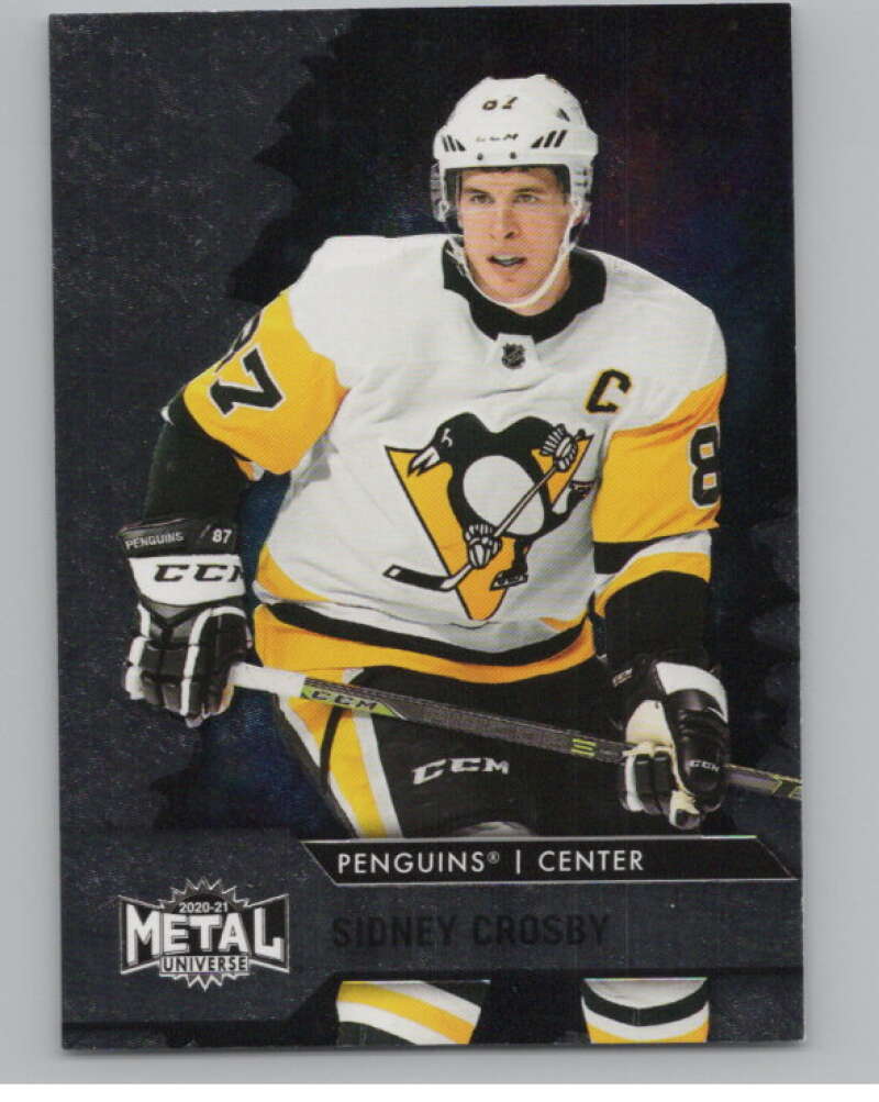 2020-21 Skybox Metal Universe #87 Sidney Crosby  Pittsburgh Penguins  V100233 Image 1
