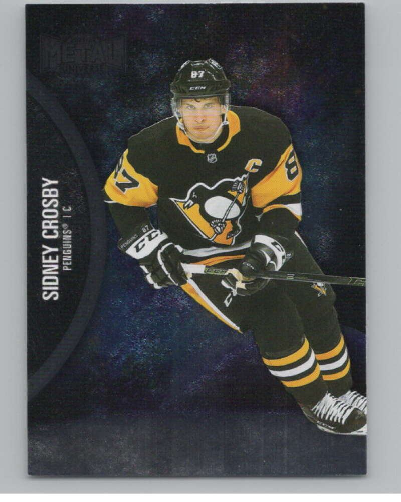 2021-22 Skybox Metal Universe #100 Sidney Crosby  Pittsburgh Penguins  V100234 Image 1