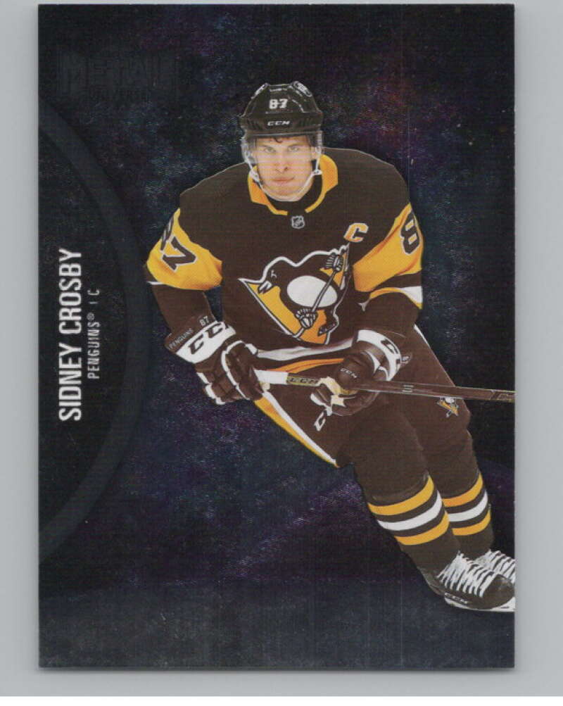 2021-22 Skybox Metal Universe #100 Sidney Crosby  Pittsburgh Penguins  V100235 Image 1