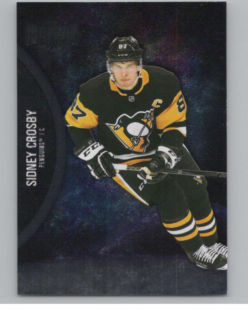 2021-22 Skybox Metal Universe #100 Sidney Crosby  Pittsburgh Penguins  V100239 Image 1