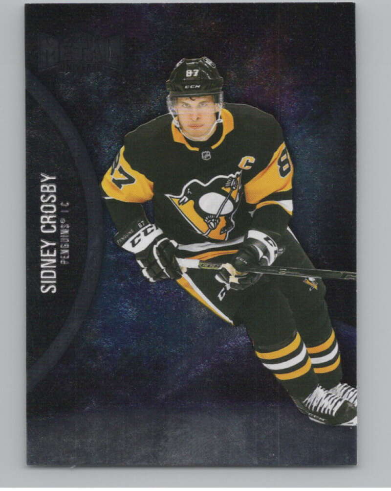 2021-22 Skybox Metal Universe #100 Sidney Crosby  Pittsburgh Penguins  V100240 Image 1