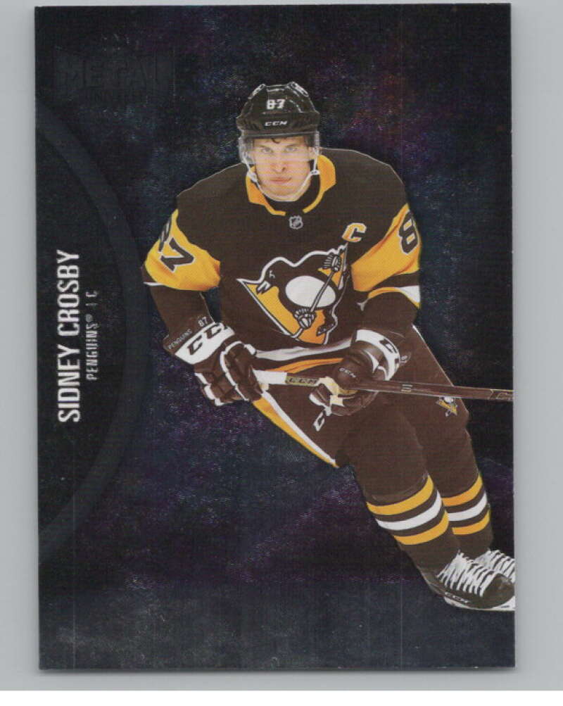 2021-22 Skybox Metal Universe #100 Sidney Crosby  Pittsburgh Penguins  V100241 Image 1