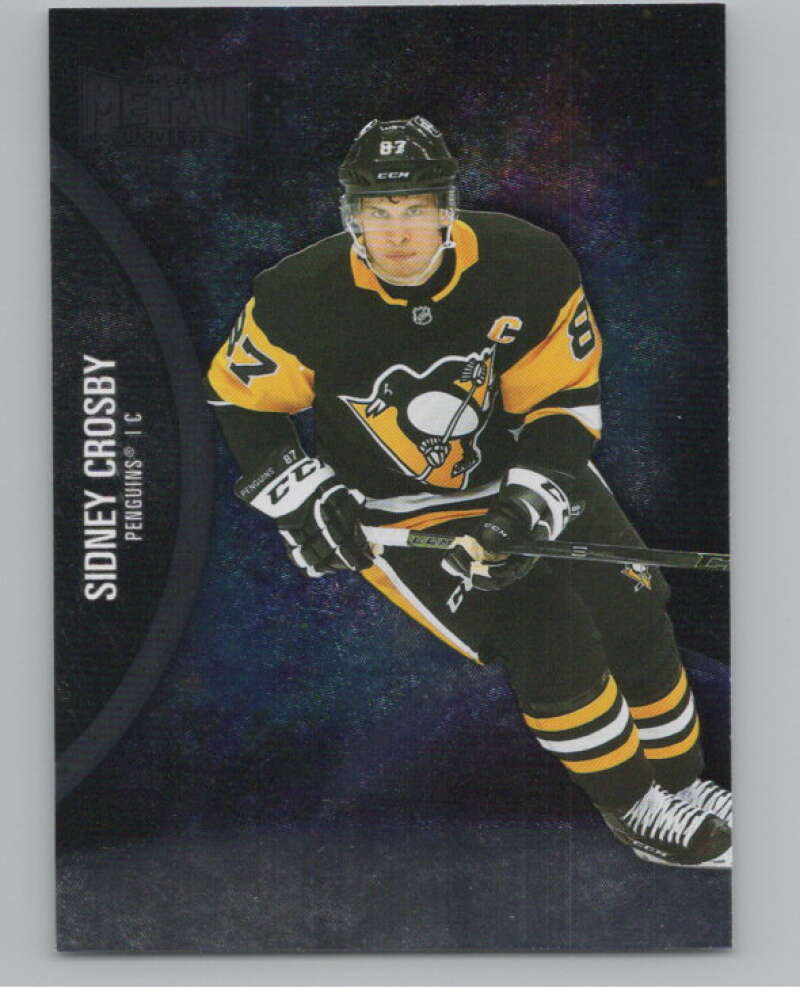 2021-22 Skybox Metal Universe #100 Sidney Crosby  Pittsburgh Penguins  V100242 Image 1