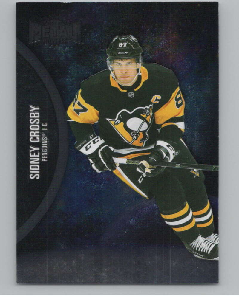 2021-22 Skybox Metal Universe #100 Sidney Crosby  Pittsburgh Penguins  V100243 Image 1