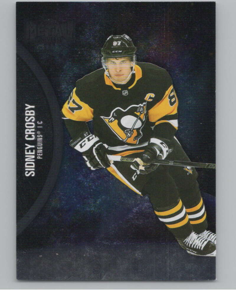 2021-22 Skybox Metal Universe #100 Sidney Crosby  Pittsburgh Penguins  V100244 Image 1