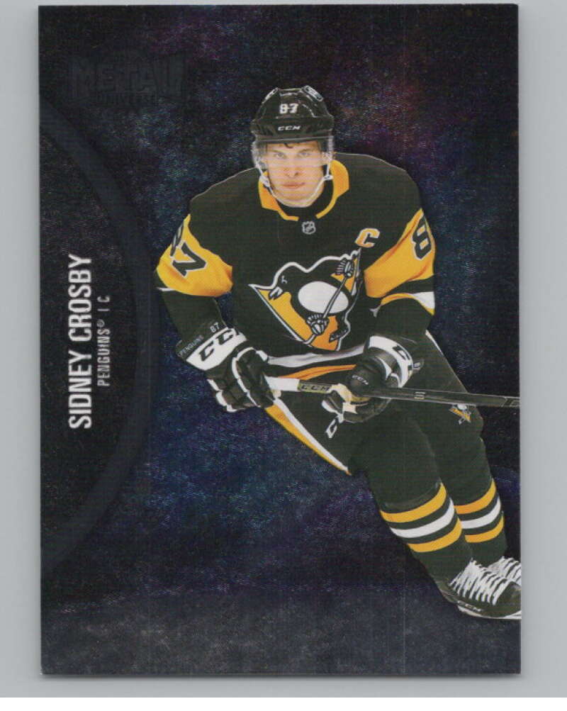 2021-22 Skybox Metal Universe #100 Sidney Crosby  Pittsburgh Penguins  V100248 Image 1