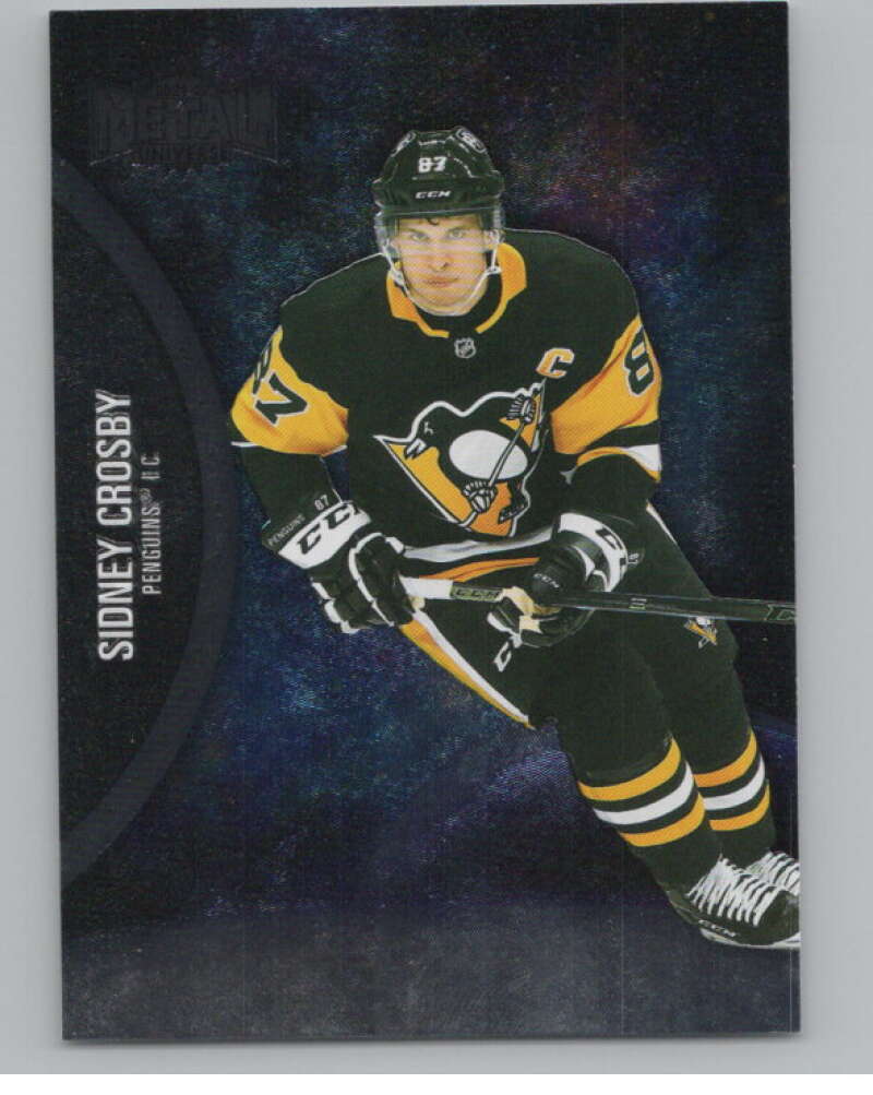 2021-22 Skybox Metal Universe #100 Sidney Crosby  Pittsburgh Penguins  V100249 Image 1