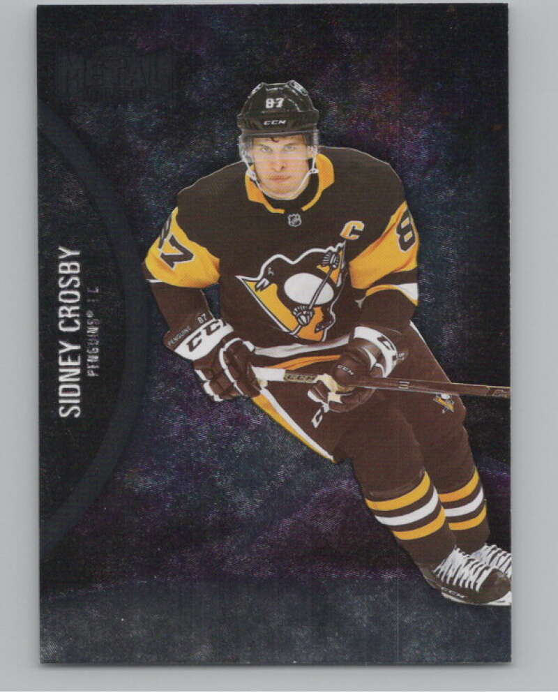 2021-22 Skybox Metal Universe #100 Sidney Crosby  Pittsburgh Penguins  V100251 Image 1