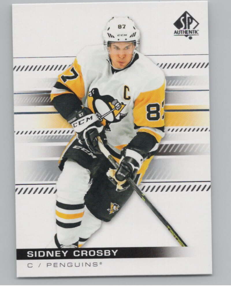 2019-20 SP Authentic #51 Sidney Crosby  Pittsburgh Penguins  V100258 Image 1