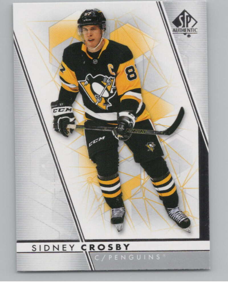 2022-23 SP Authentic #87 Sidney Crosby  Pittsburgh Penguins  V100278 Image 1