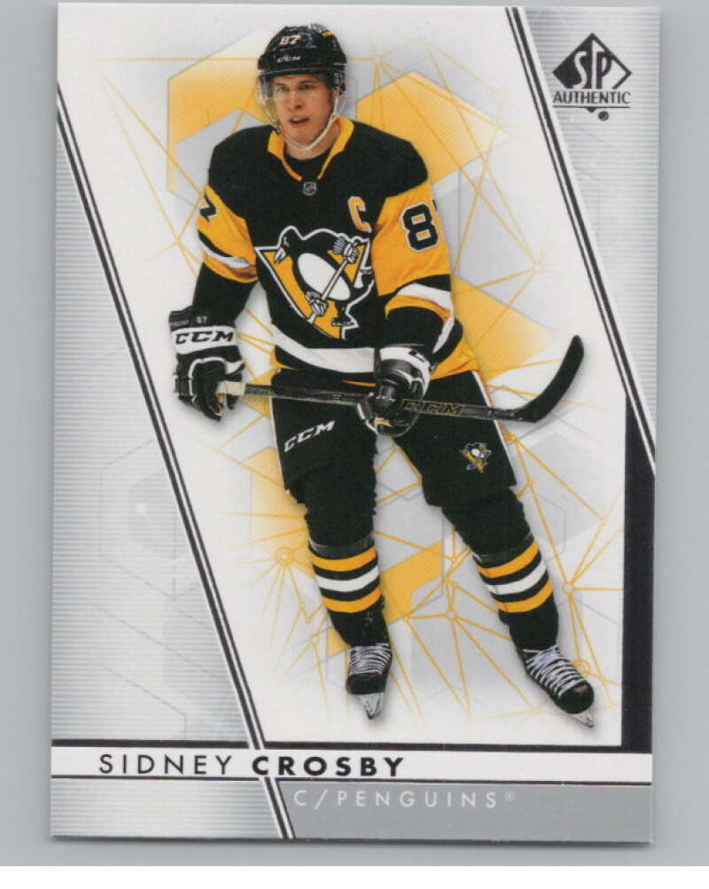 2022-23 SP Authentic #87 Sidney Crosby  Pittsburgh Penguins  V100279 Image 1