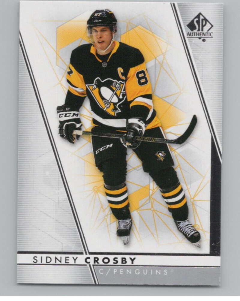 2022-23 SP Authentic #87 Sidney Crosby  Pittsburgh Penguins  V100282 Image 1