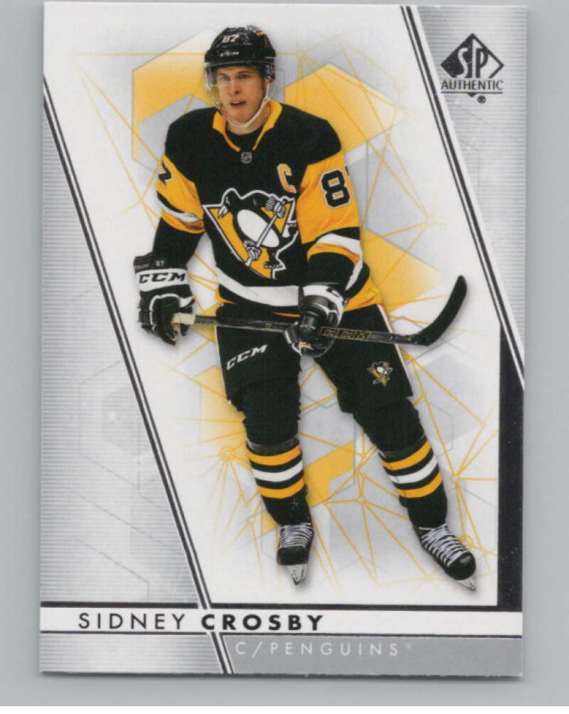 2022-23 SP Authentic #87 Sidney Crosby  Pittsburgh Penguins  V100285 Image 1